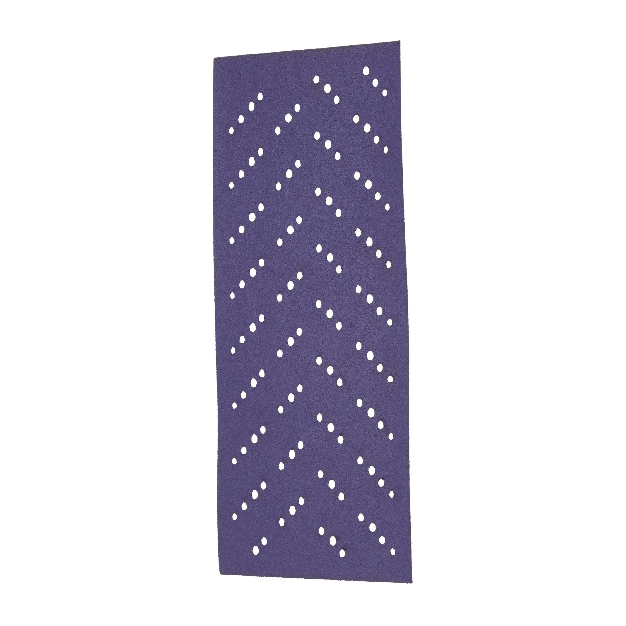 3M™ Cubitron™ II Hookit™ Tira abrasiva 737U, 115 mm x 225 mm, multiagujeros, 120+, 51400