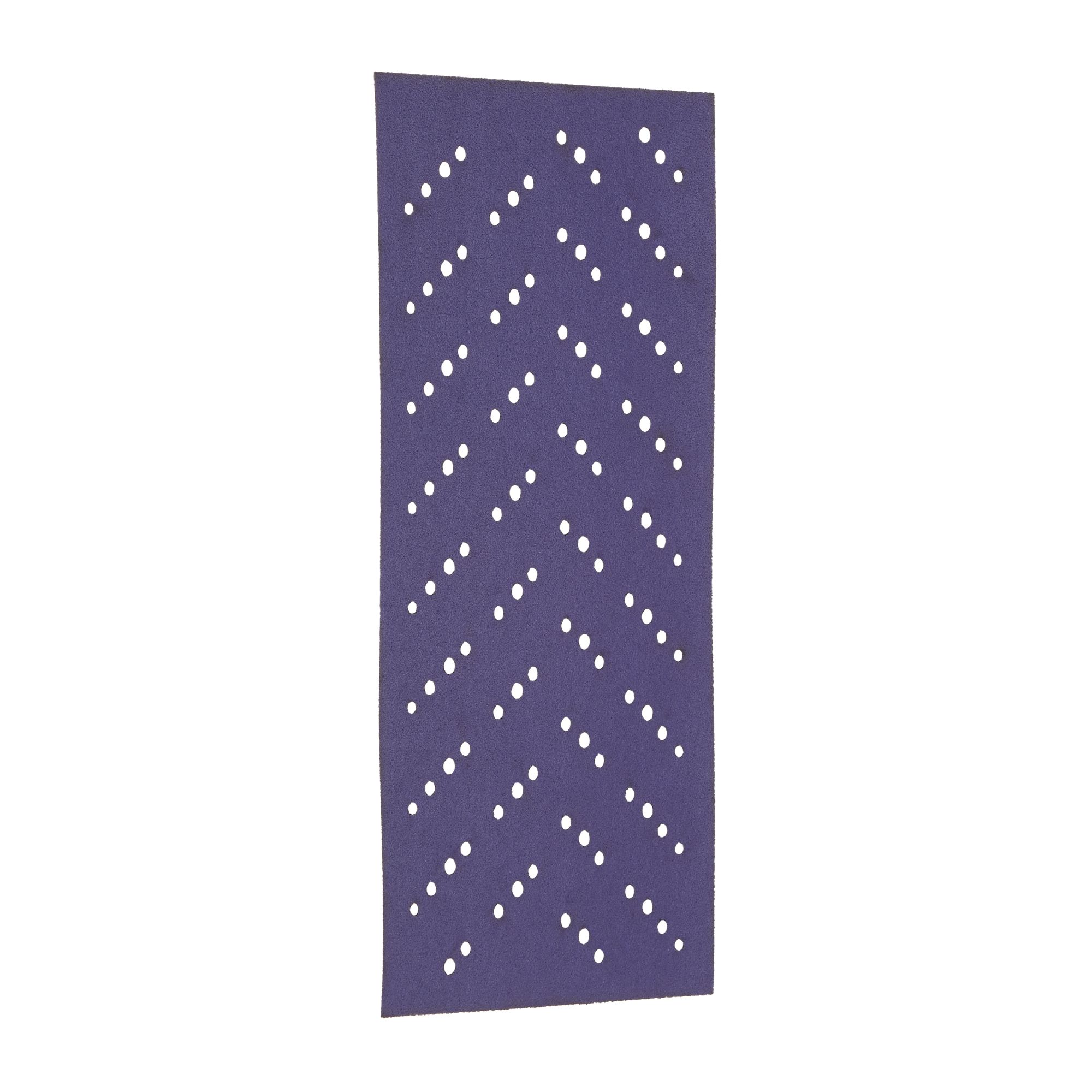 3M™ Cubitron™ II Hookit™ Tira abrasiva 737U, 115 mm x 225 mm, multiagujeros, 120+, 51400