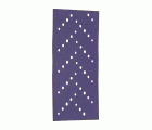 3M™ Cubitron™ II Hookit™ Tira abrasiva 737U, 80 mm x 133 mm, multiagujeros, 80+, 51588