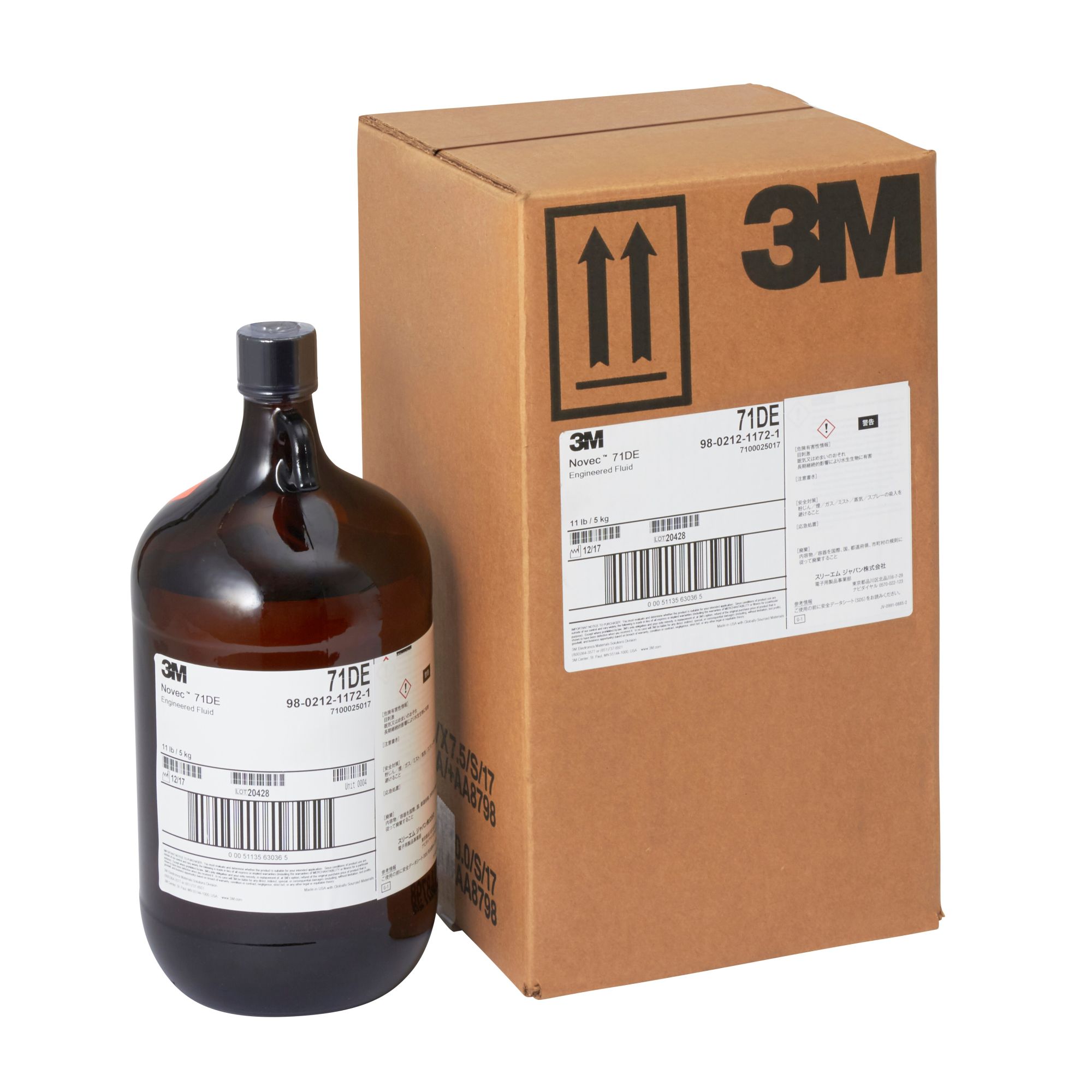 Fluido Especial 3M™ Novec™ 71DE, bidón de 11 LB (5 KG)