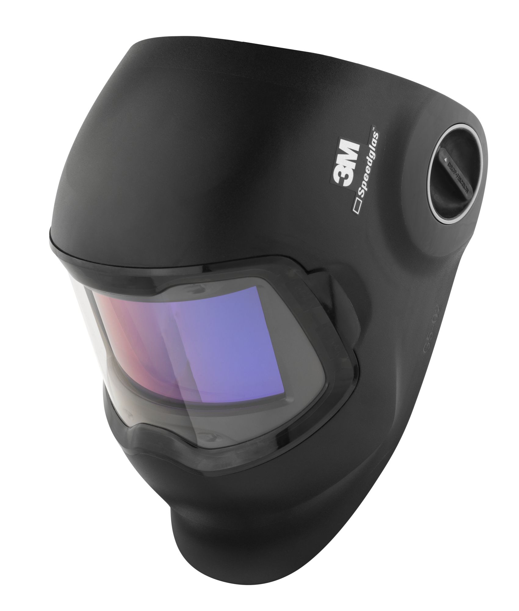 3M™ Speedglas™ Pantalla de soldadura G5-02 con filtro de soldadura curvo, diadema, bayeta de limpieza y bolsa, 621120