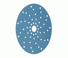 3M™ Hookit™ Disco abrasivo 325U, 150 mm, azul, Multiagujeros, P120, 51373