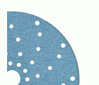 3M™ Hookit™ Disco abrasivo 325U, 150 mm, azul, Multiagujeros, P220, 51376