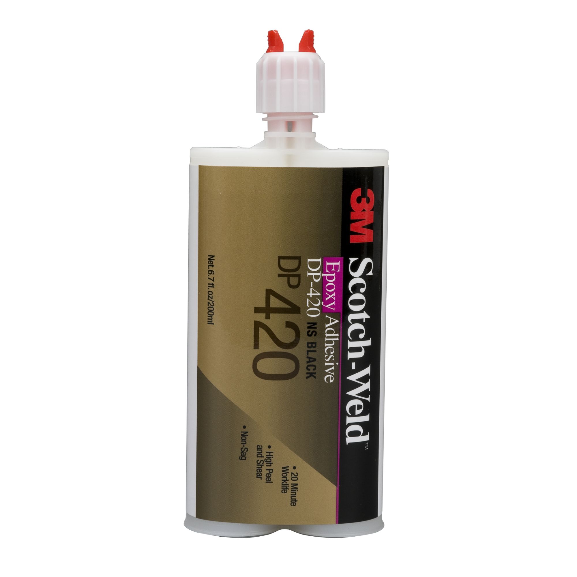 3M™ Scotch-Weld™ Adhesivo epoxi DP420NS, Negro, 50 ml