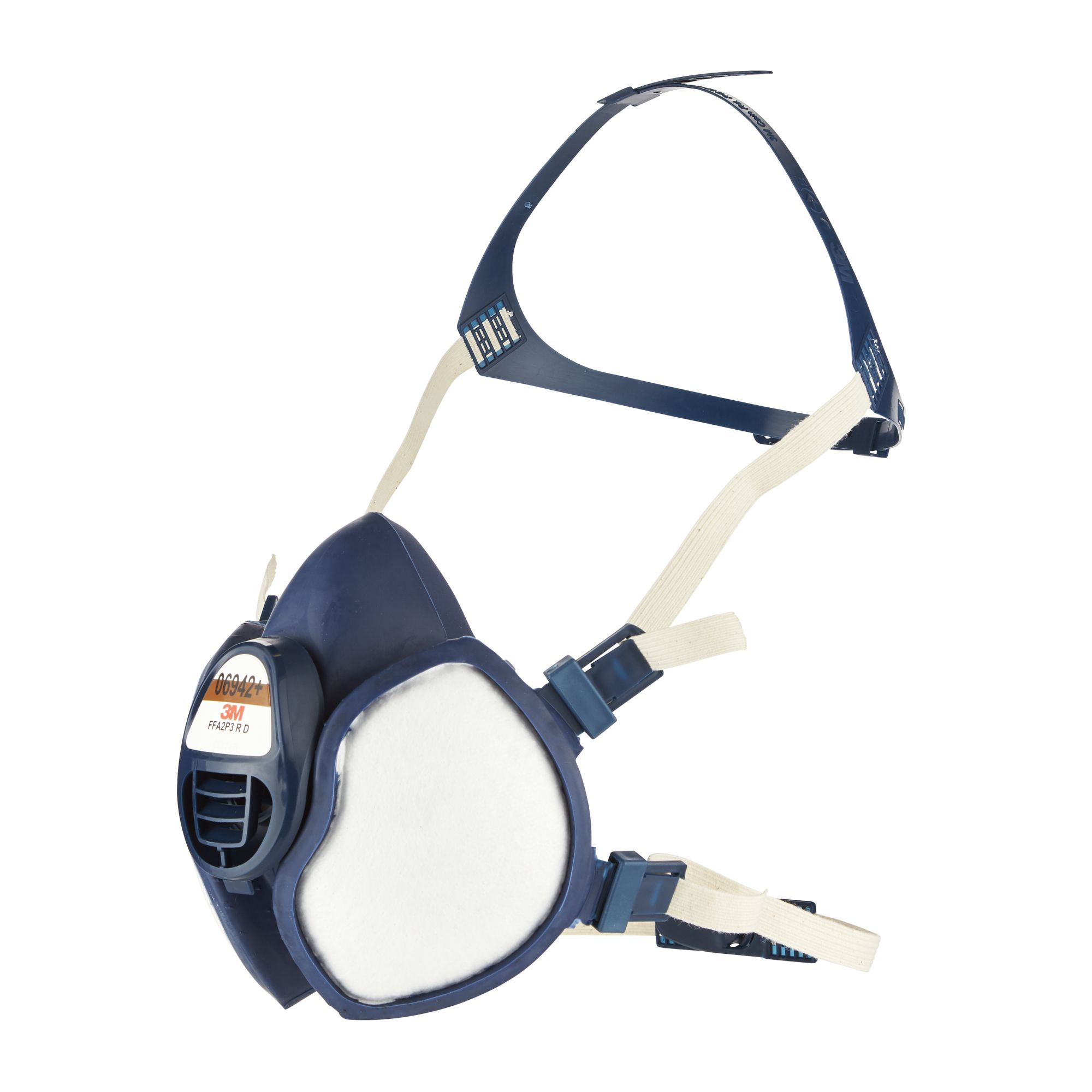 3M™ Media máscara reutilizable sin mantenimiento, filtros FFA2P3R D, 06942+