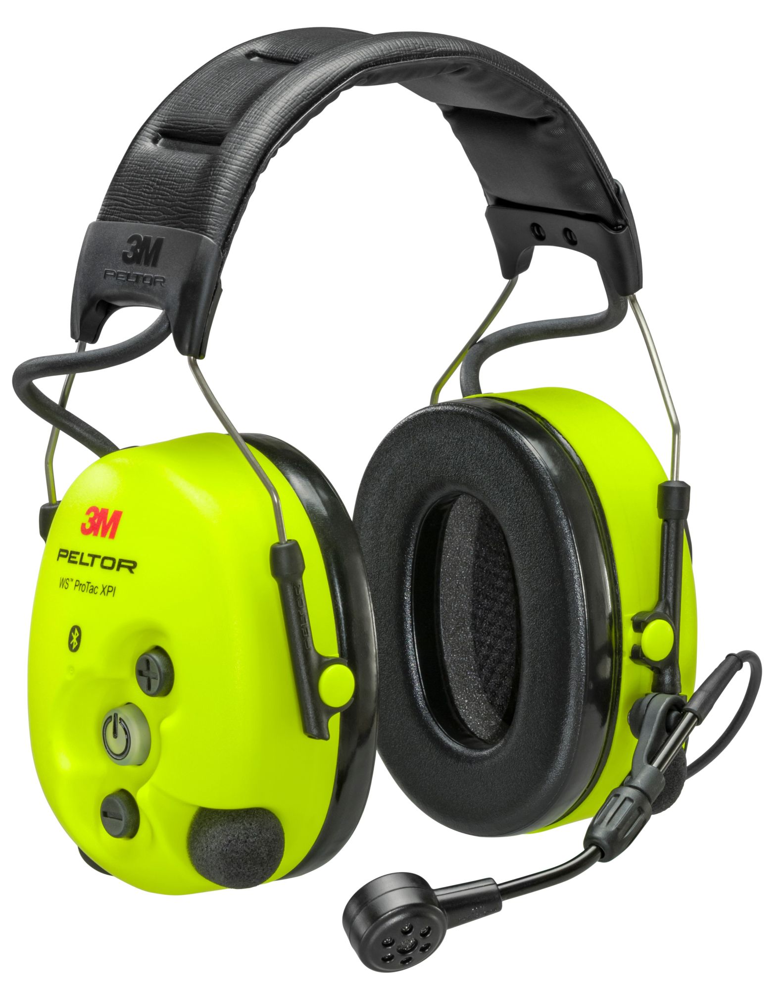 3M™ PELTOR™ WS™ ProTac XPI Orejeras Bluetooth® con dependencia de nivel, amarillas, diadema, FLX2, MT15H7AWS6-111