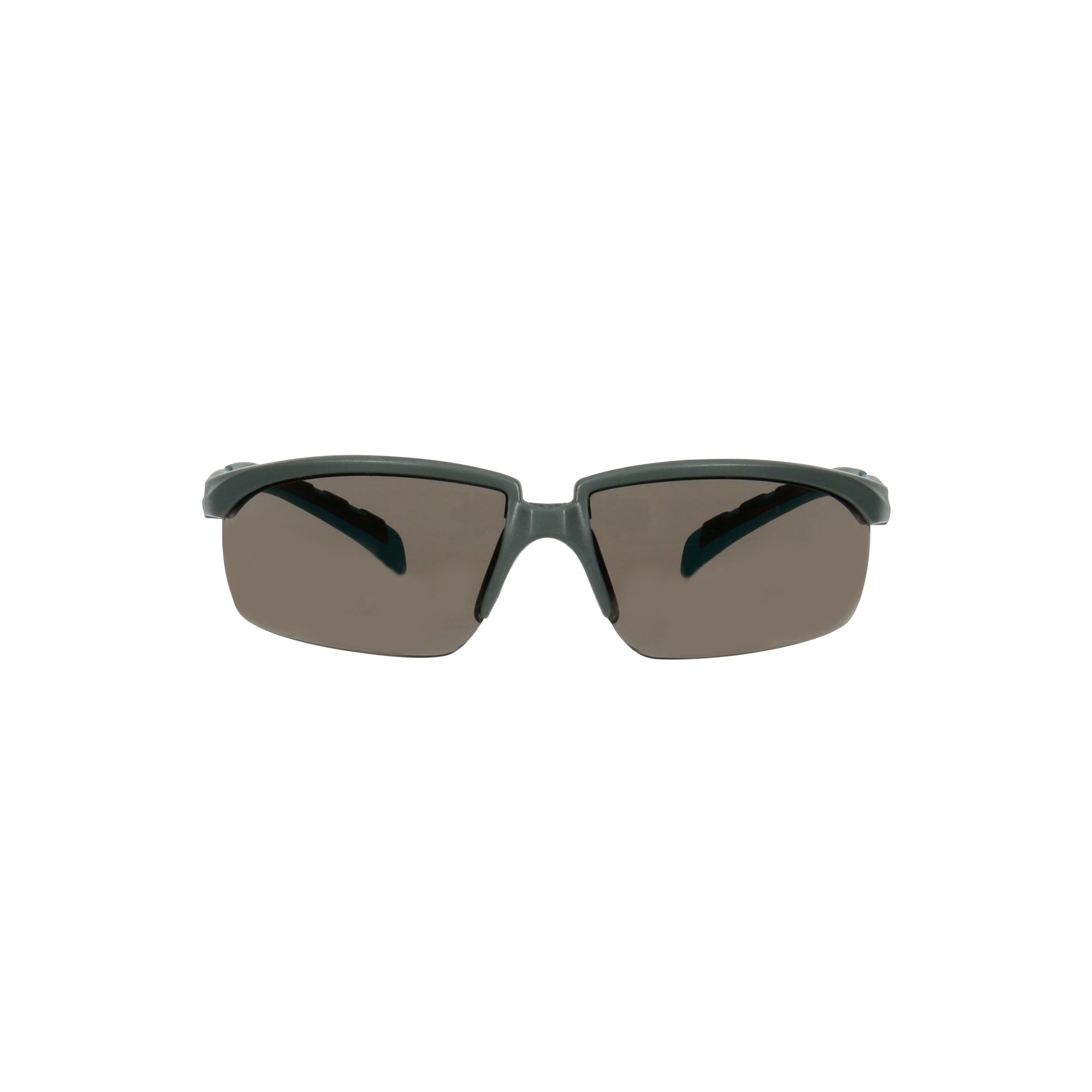 3M™ Solus™ serie 2000, S2002SGAF-BGR, patillas grises/azules-verdes, recubrimiento antiempañante Scotchgard™, lente AF-AS gris, 20/caja