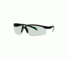 3M™ Solus™ 2000, Gafas de seguridad, montura negro/verde, antirrayaduras+ (K), lente gris IR 1.7, S2017ASP-BLK, 20/caja
