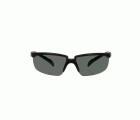 3M™ Solus™ 2000, Gafas de seguridad, montura negro/verde, antirrayaduras+ (K), lente gris IR 3.0, S2030ASP-BLK, 20/caja
