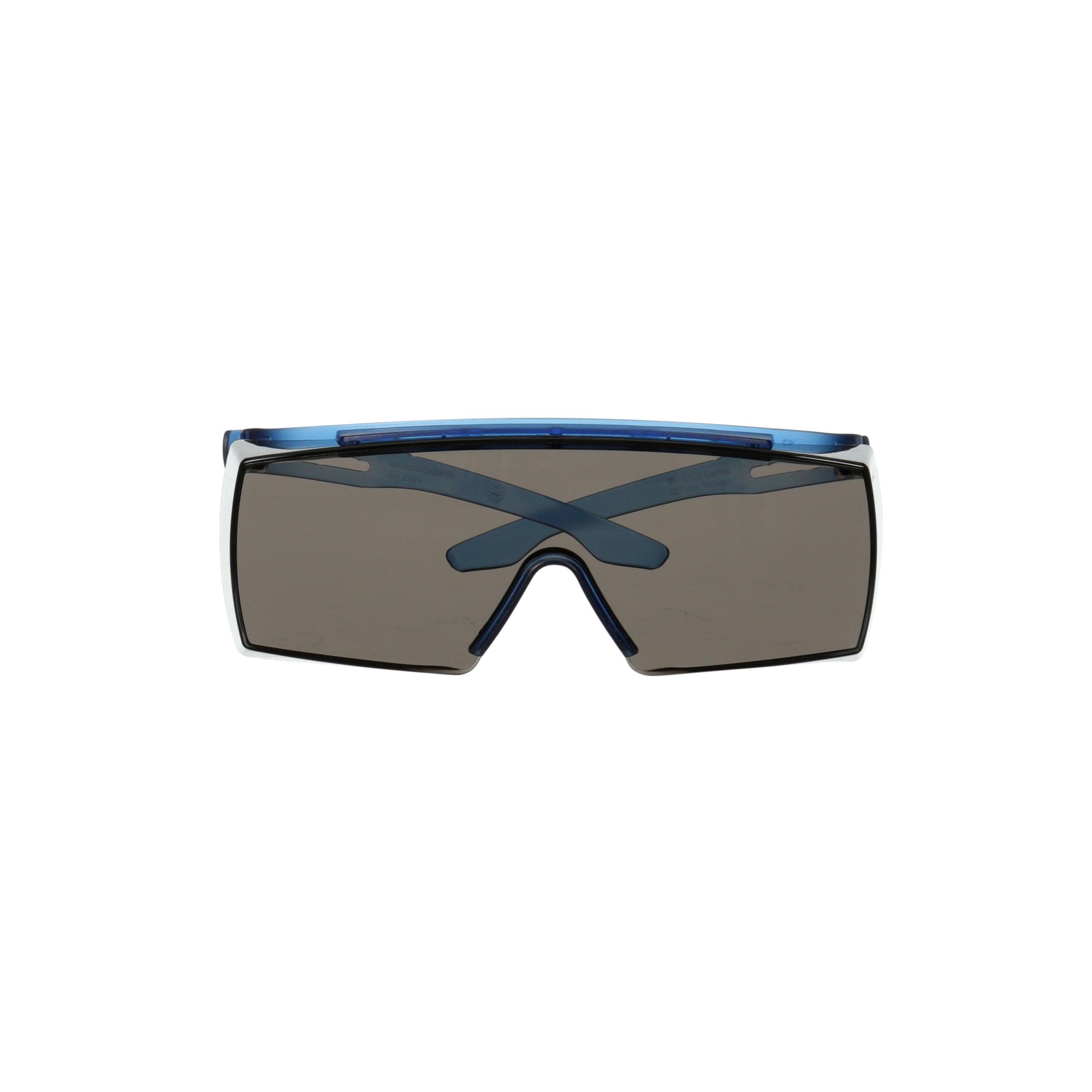3M™ SecureFit™ 3700 Cubregafas, patillas azules, antiempañante Scotchgard™ (K y N), lente gris, SF3702SGAF-BLU-EU, 20/caja