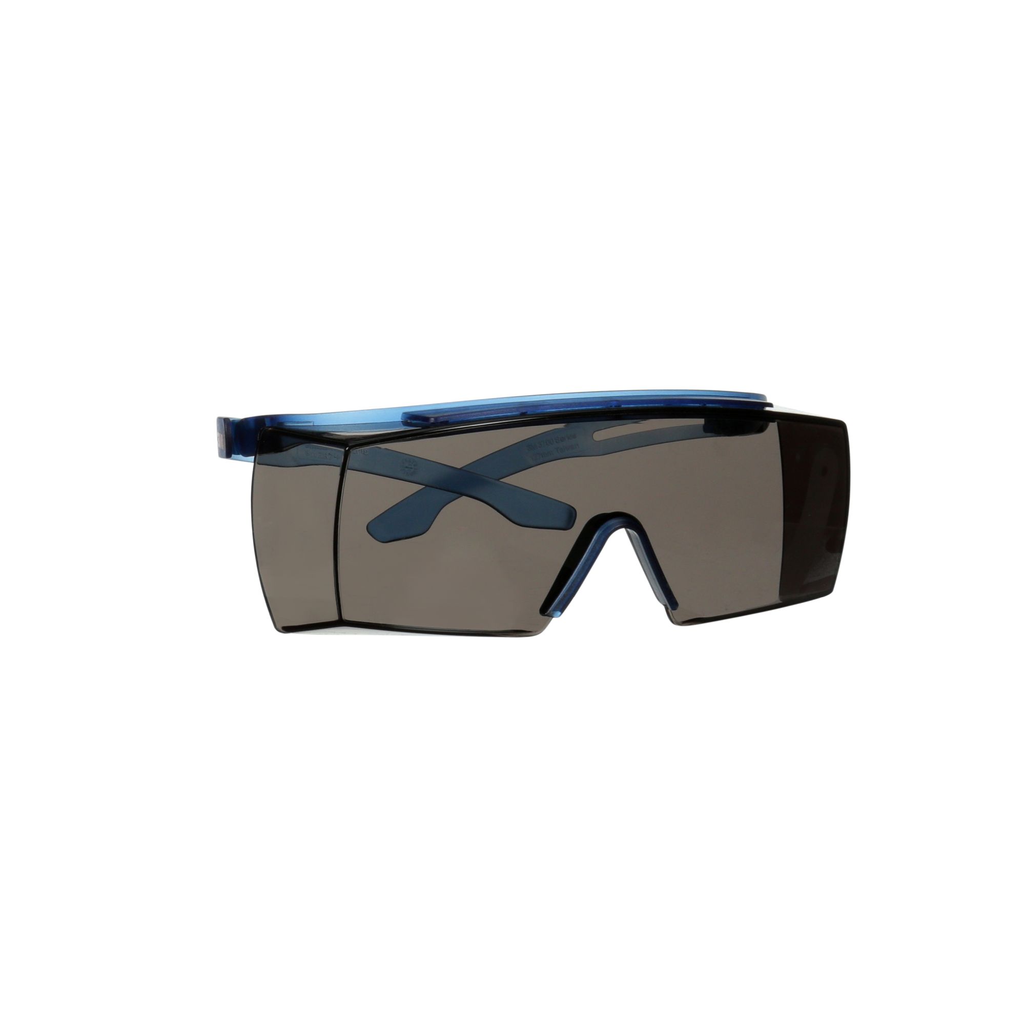 3M™ SecureFit™ 3700 Cubregafas, patillas azules, antiempañante Scotchgard™ (K y N), lente gris, SF3702SGAF-BLU-EU, 20/caja