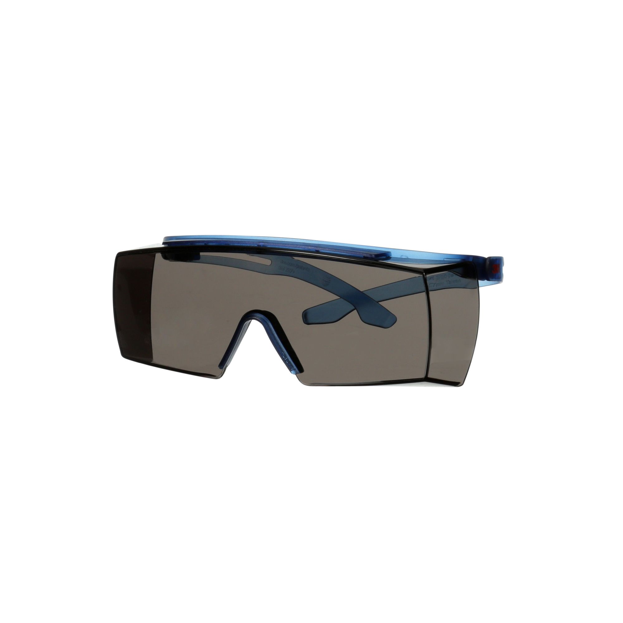 3M™ SecureFit™ 3700 Cubregafas, patillas azules, antiempañante Scotchgard™ (K y N), lente gris, SF3702SGAF-BLU-EU, 20/caja