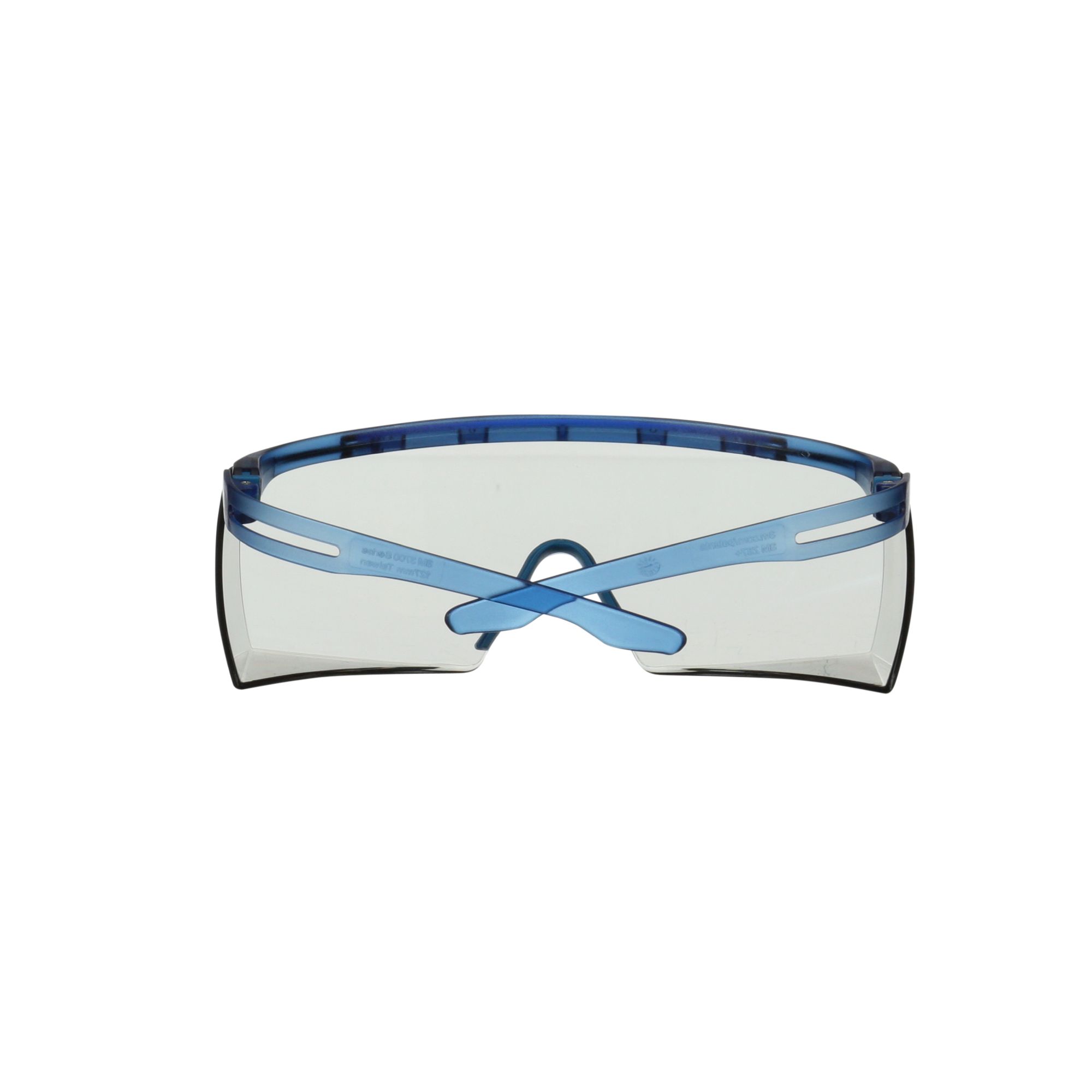 3M™ SecureFit™ 3700 Cubregafas, patillas azules, antiempañante Scotchgard™ (K y N), lente gris claro de interior/exterior, SF3707SGAF-BLU-EU, 20/caja