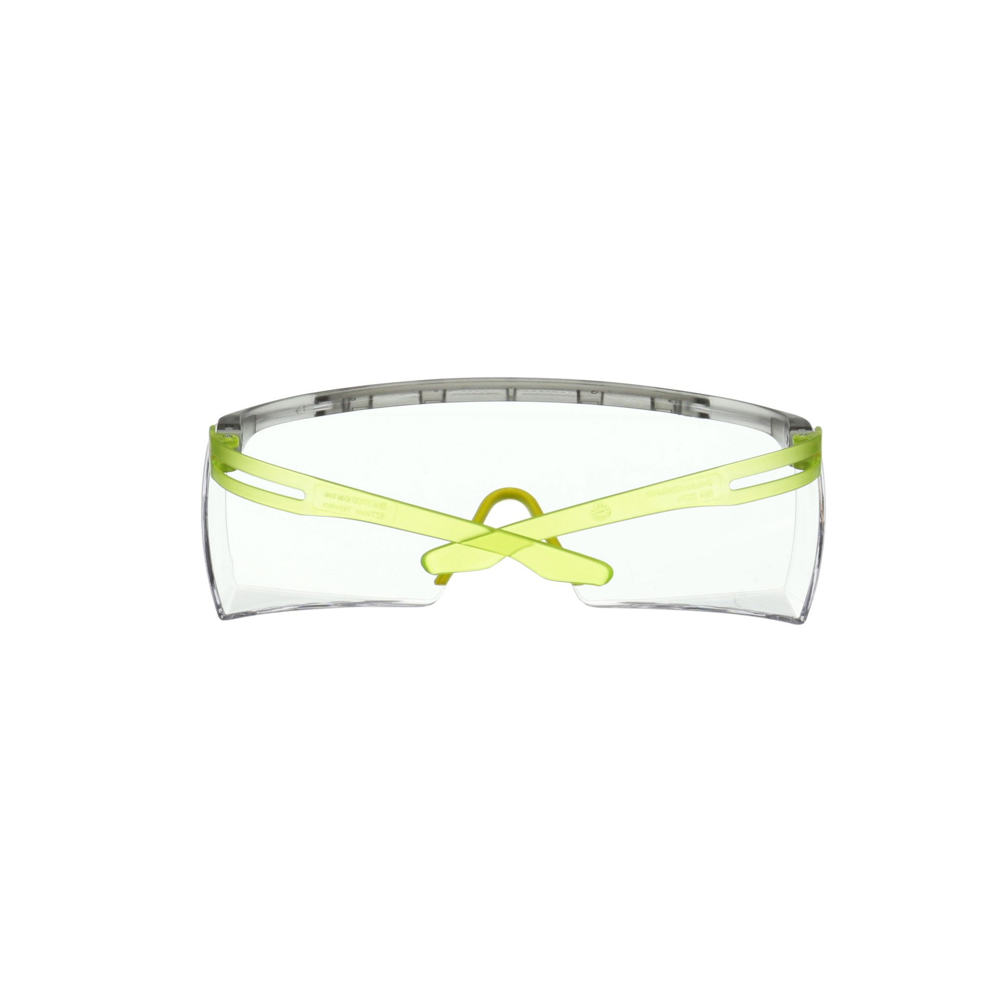 3M™ SecureFit™ 3700 Cubregafas, patillas verde lima, antiempañante Scotchgard™ (K y N), lente incolora, SF3701SGAF-GRN-EU, 20/caja