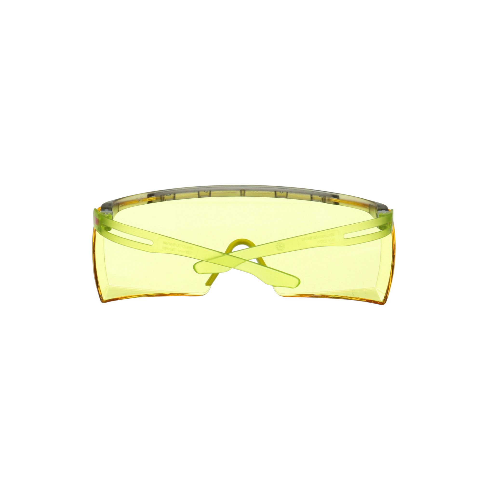 3M™ SecureFit™ 3700 Cubregafas, patillas verde lima, antiempañante Scotchgard™ (K y N), lente ámbar, SF3703SGAF-GRN-EU, 20/caja