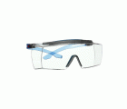 3M™ SecureFit™ 3700 Cubregafas, patillas azules, protección para las cejas, antiempañante Scotchgard™ (K y N), lente incolora, SF3701XSGAF-BLU-EU, 20/caja