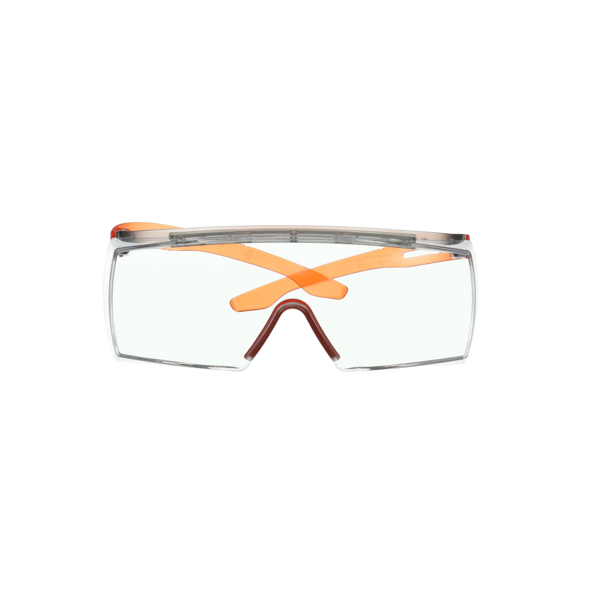 3M™ SecureFit™ 3700 Cubregafas, patillas naranjas, antiempañante Scotchgard™ (K y N), lente incolora, SF3701SGAF-ORG-EU, 20/caja