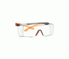 3M™ SecureFit™ 3700 Cubregafas, patillas naranjas, antiempañante Scotchgard™ (K y N), lente incolora, SF3701SGAF-ORG-EU, 20/caja