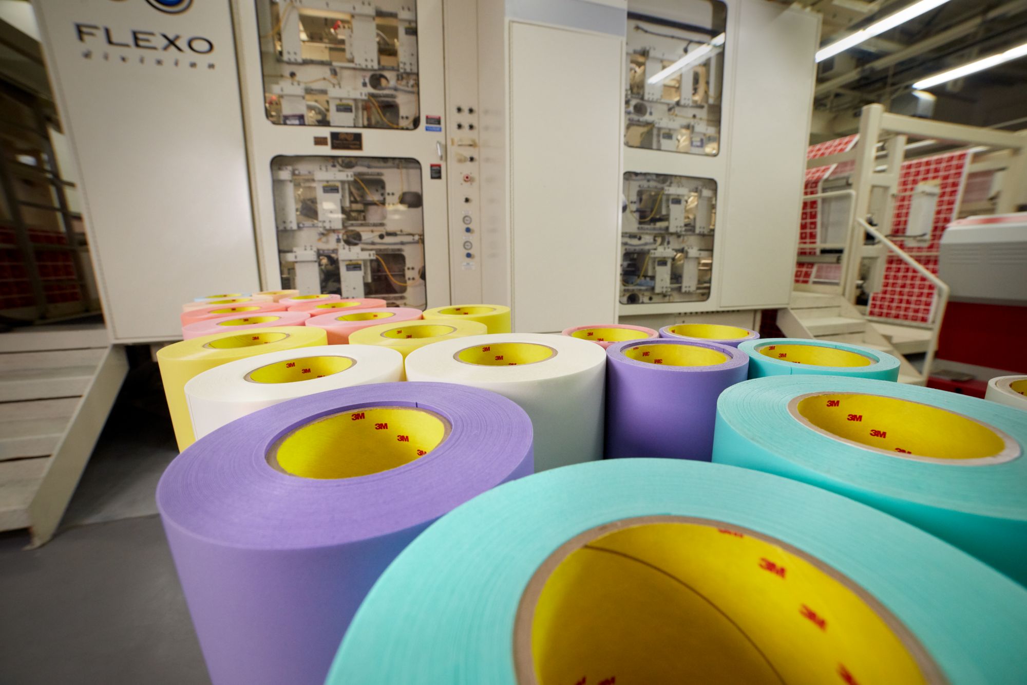 3M™ Cushion-Mount™ Pro Cinta de montaje de clichés con Sistema Adhesivo Comply™ 21920, Rosa, 457 mm x 23 m, 0.5 mm