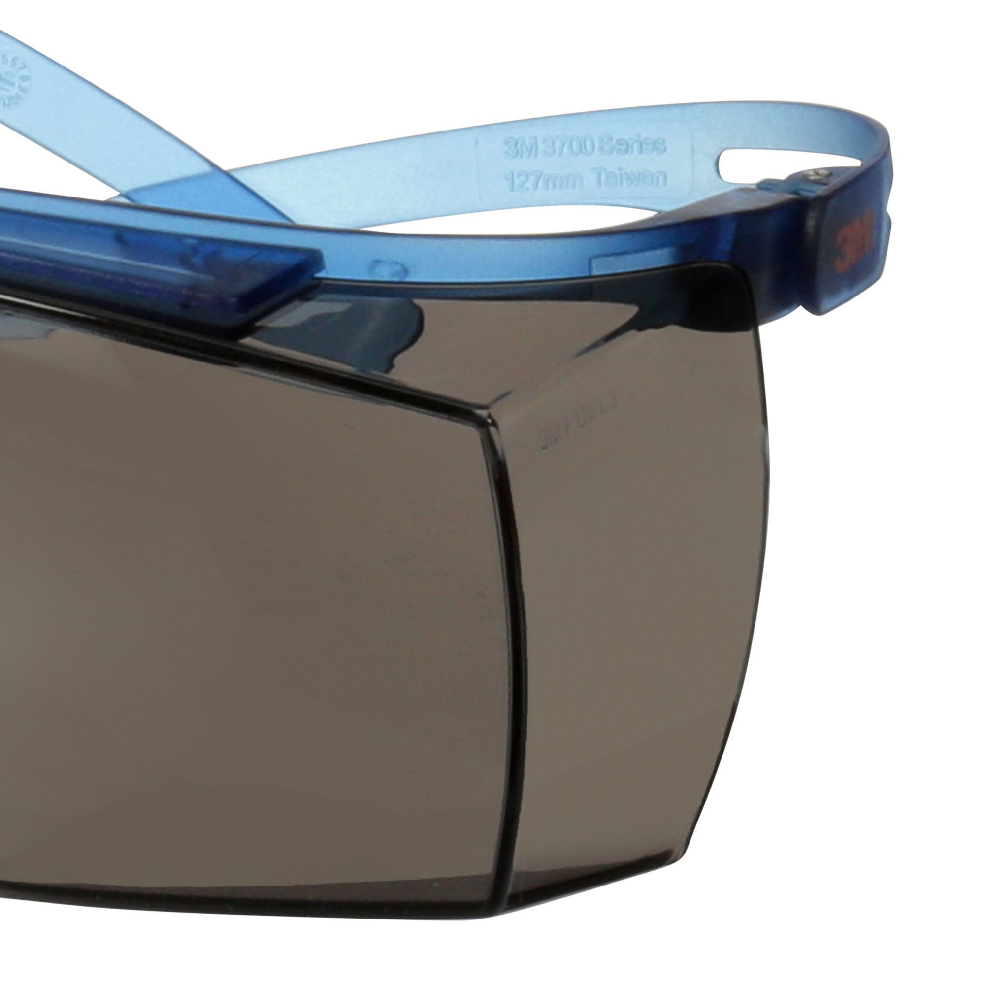 3M™ SecureFit™ 3700 Cubregafas, patillas azules, antiempañante Scotchgard™ (K y N), lente gris, SF3702SGAF-BLU-EU, 20/caja