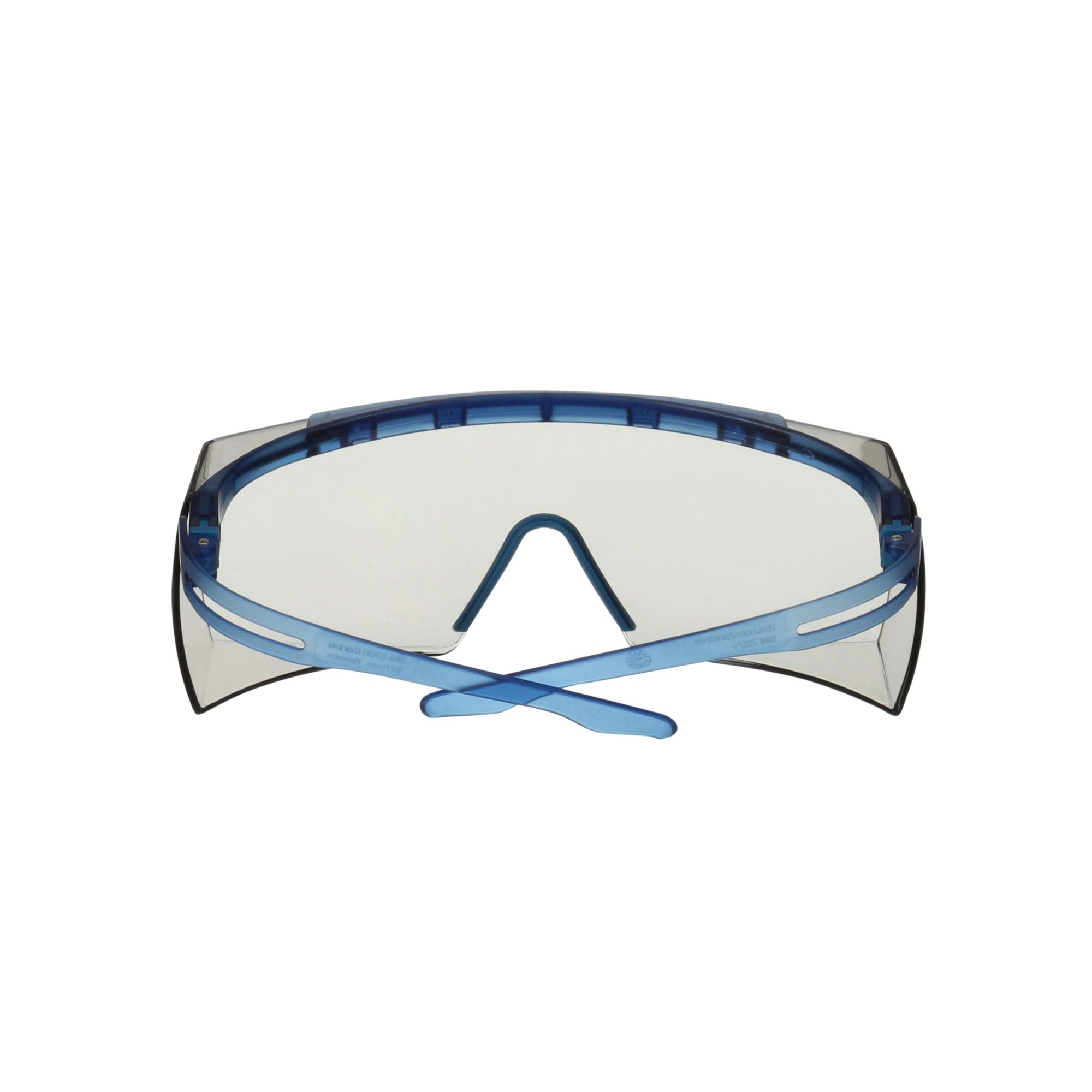 3M™ SecureFit™ 3700 Cubregafas, patillas azules, antiempañante Scotchgard™ (K y N), lente gris claro de interior/exterior, SF3707SGAF-BLU-EU, 20/caja
