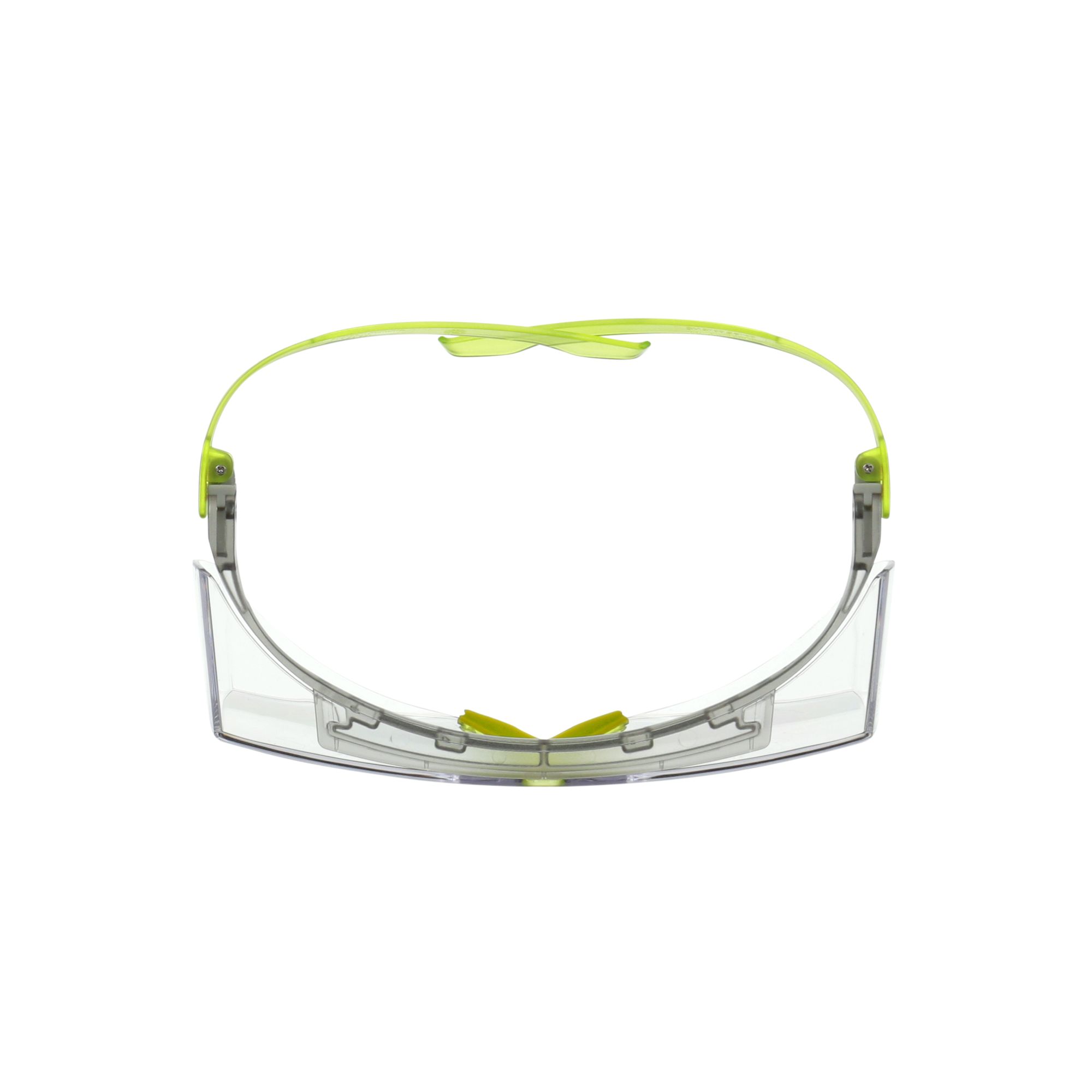 3M™ SecureFit™ 3700 Cubregafas, patillas verde lima, antiempañante Scotchgard™ (K y N), lente incolora, SF3701SGAF-GRN-EU, 20/caja