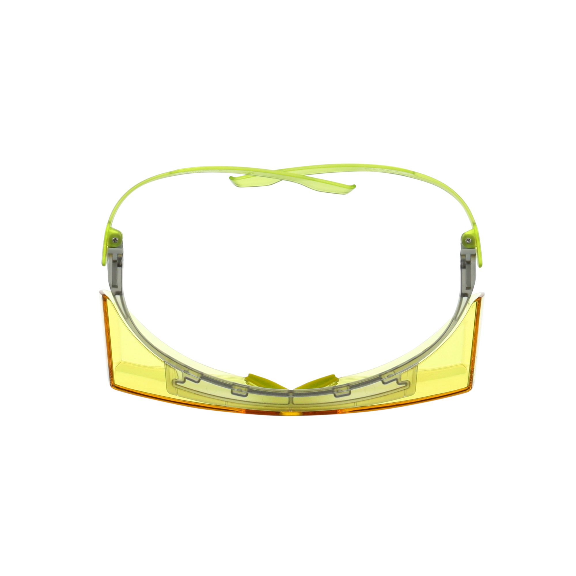 3M™ SecureFit™ 3700 Cubregafas, patillas verde lima, antiempañante Scotchgard™ (K y N), lente ámbar, SF3703SGAF-GRN-EU, 20/caja