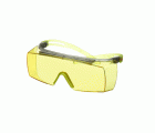 3M™ SecureFit™ 3700 Cubregafas, patillas verde lima, antiempañante Scotchgard™ (K y N), lente ámbar, SF3703SGAF-GRN-EU, 20/caja