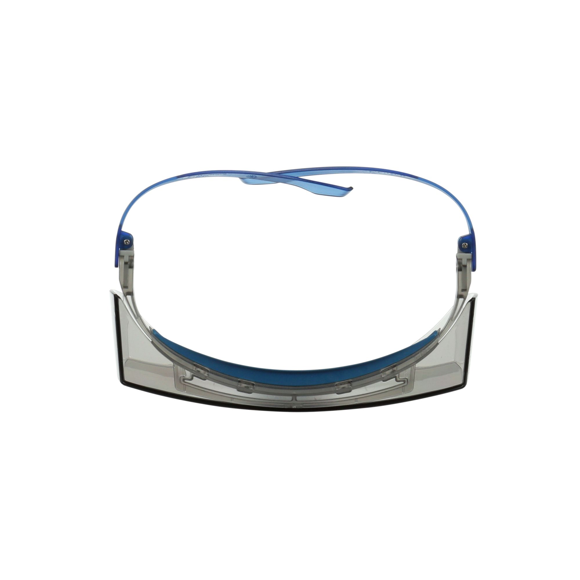 3M™ SecureFit™ 3700 Cubregafas, patillas azules, protección para las cejas, antiempañante Scotchgard™ (K y N), lente gris claro para interior/exterior, SF3707XSGAF-BLU-EU, 20/caja