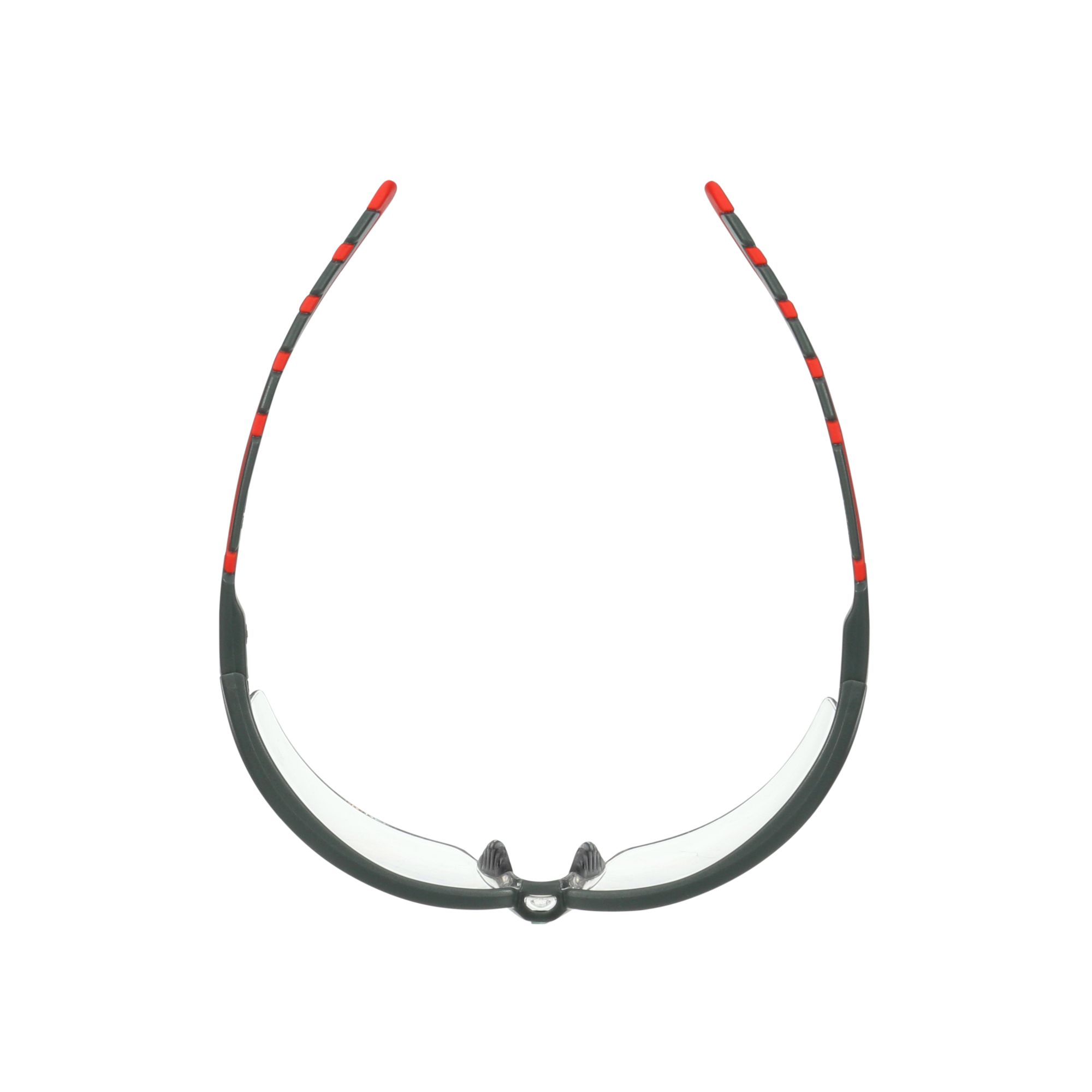 3M™ Solus™ serie 2000, S2001SGAF-RED, patillas grises/rojas, recubrimiento antiempañante Scotchgard™, lente AF-AS incolora, 20/caja