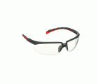3M™ Solus™ serie 2000, S2001SGAF-RED, patillas grises/rojas, recubrimiento antiempañante Scotchgard™, lente AF-AS incolora, 20/caja