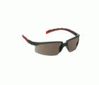 3M™ Solus™ serie 2000, S2002SGAF-RED, patillas grises/rojas, recubrimiento antiempañante Scotchgard™, lente AF-AS gris, 20/caja