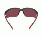 3M™ Solus™ serie 2000, S2024AS-RED, patillas grises/rojas, lente antirrayaduras rojo espejo, 20/caja