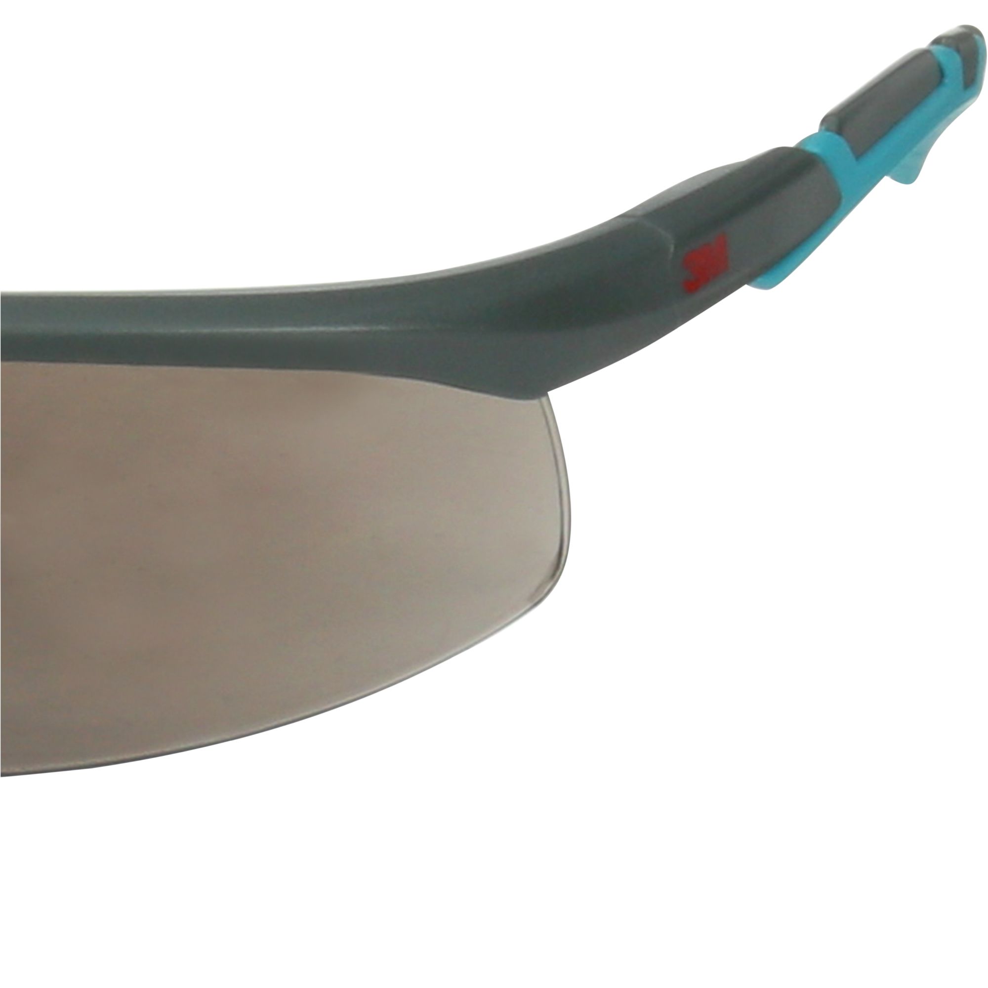 3M™ Solus™ serie 2000, S2002SGAF-BGR, patillas grises/azules-verdes, recubrimiento antiempañante Scotchgard™, lente AF-AS gris, 20/caja