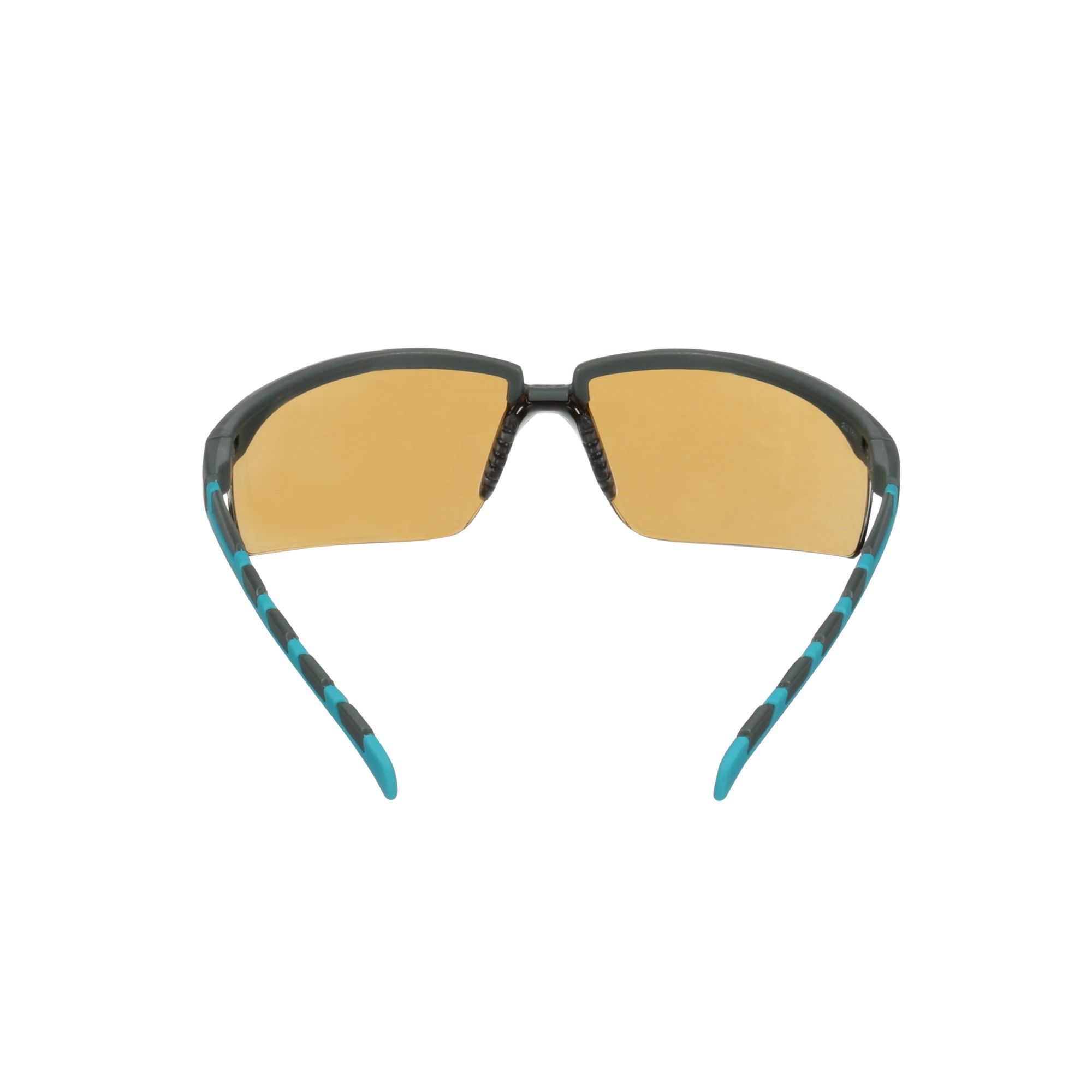 3M™ Solus™ serie 2000, S2005SGAF-BGR, patillas grises/azules-verdes, recubrimiento antiempañante Scotchgard™, lente AF-AS marrón, 20/caja