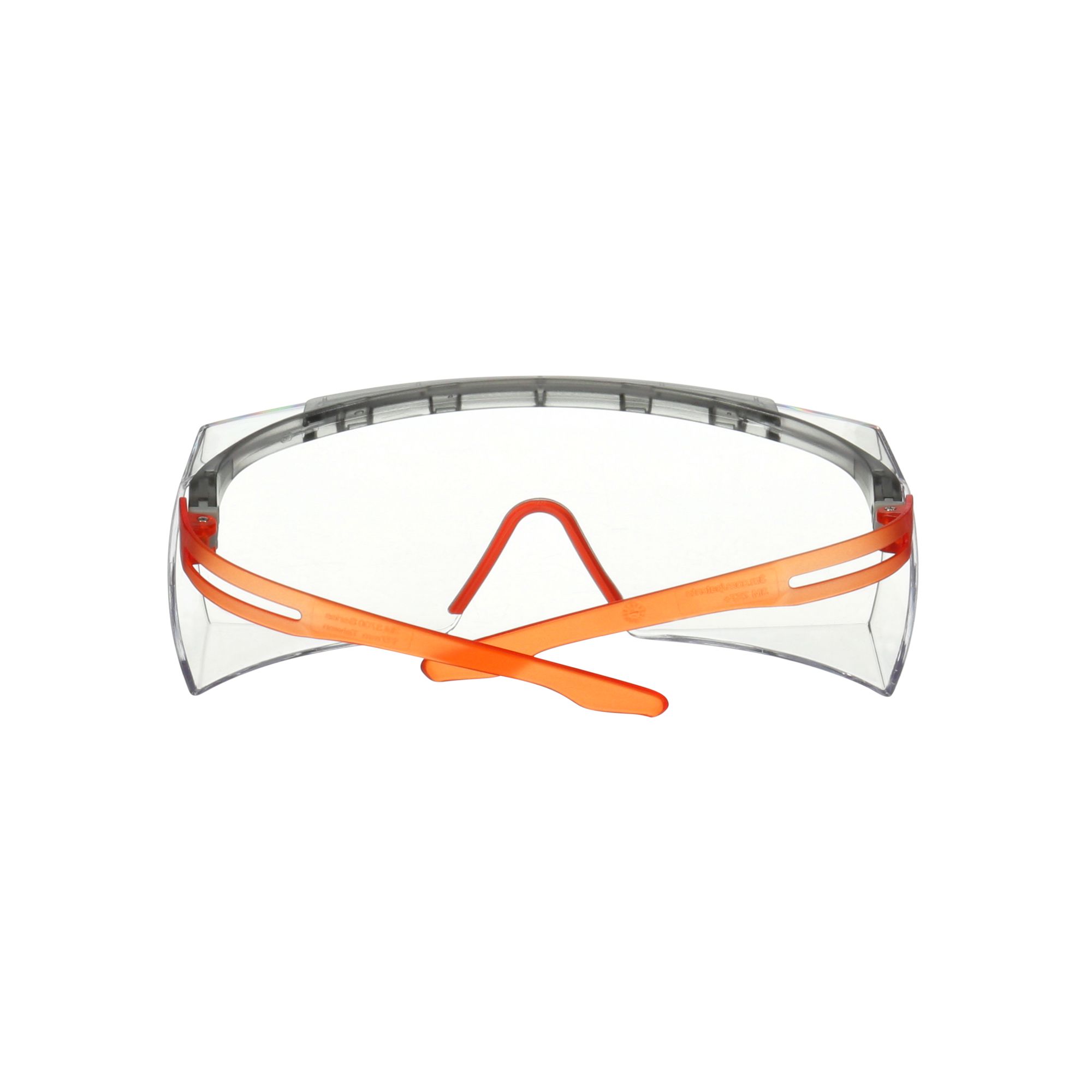 3M™ SecureFit™ 3700 Cubregafas, patillas naranjas, antiempañante Scotchgard™ (K y N), lente incolora, SF3701SGAF-ORG-EU, 20/caja