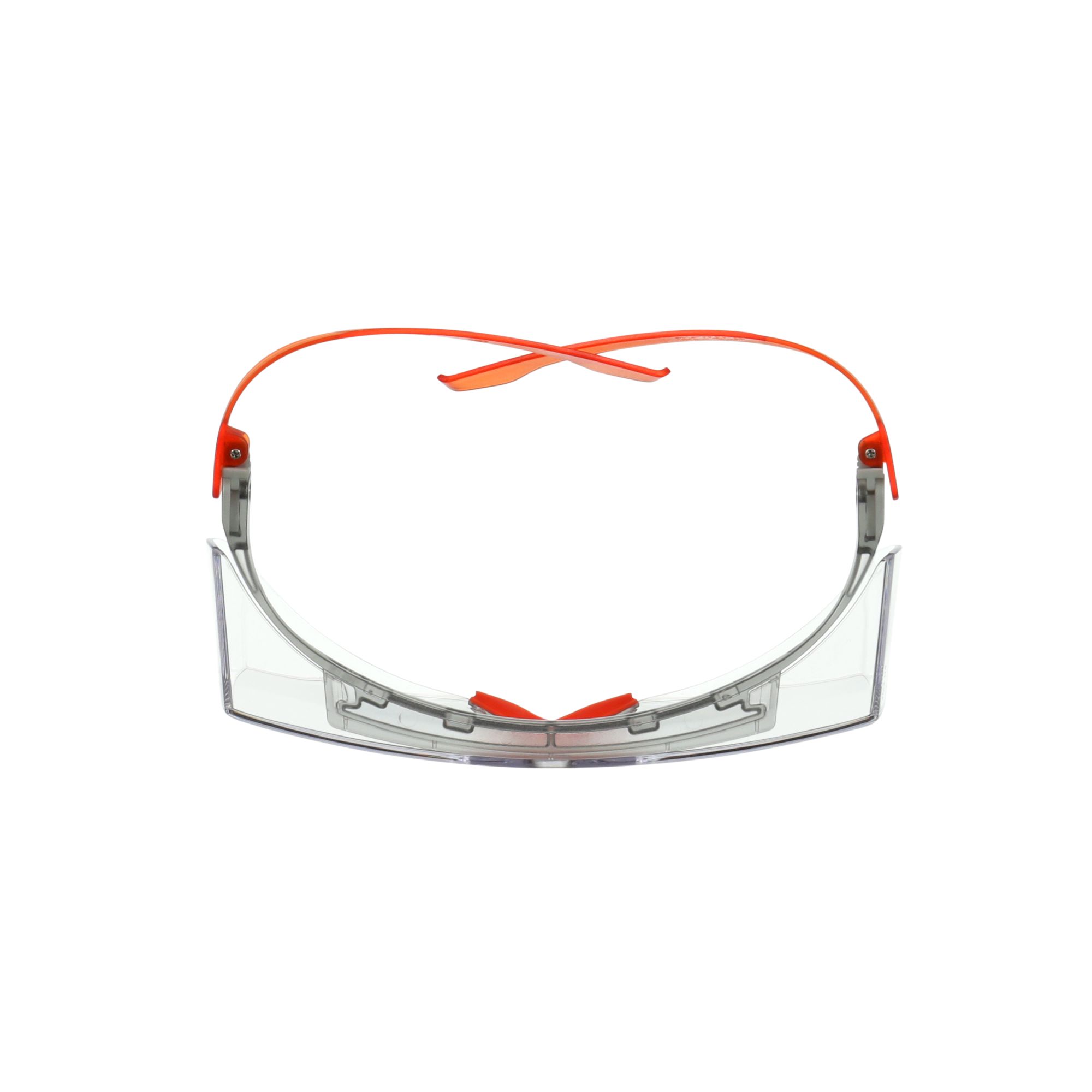 3M™ SecureFit™ 3700 Cubregafas, patillas naranjas, antiempañante Scotchgard™ (K y N), lente incolora, SF3701SGAF-ORG-EU, 20/caja