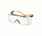 3M™ SecureFit™ 3700 Cubregafas, patillas naranjas, antiempañante Scotchgard™ (K y N), lente incolora, SF3701SGAF-ORG-EU, 20/caja