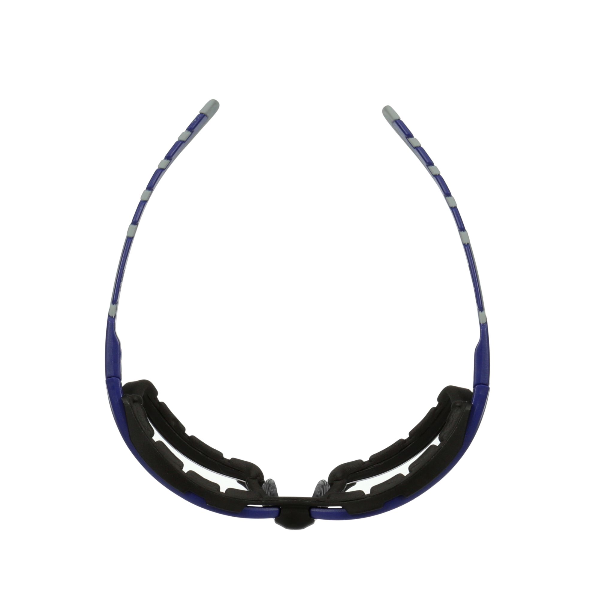 3M™ Solus™ serie 2000, S2001SGAF-BGR-F, patillas grises/azules-verdes, recubrimiento antiempañante Scotchgard™, lente AF-AS incolora, junta de espuma, 20/caja