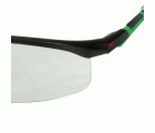 3M™ Solus™ 2000, Gafas de seguridad, montura negro/verde, antirrayaduras+ (K), lente gris IR 1.7, S2017ASP-BLK, 20/caja