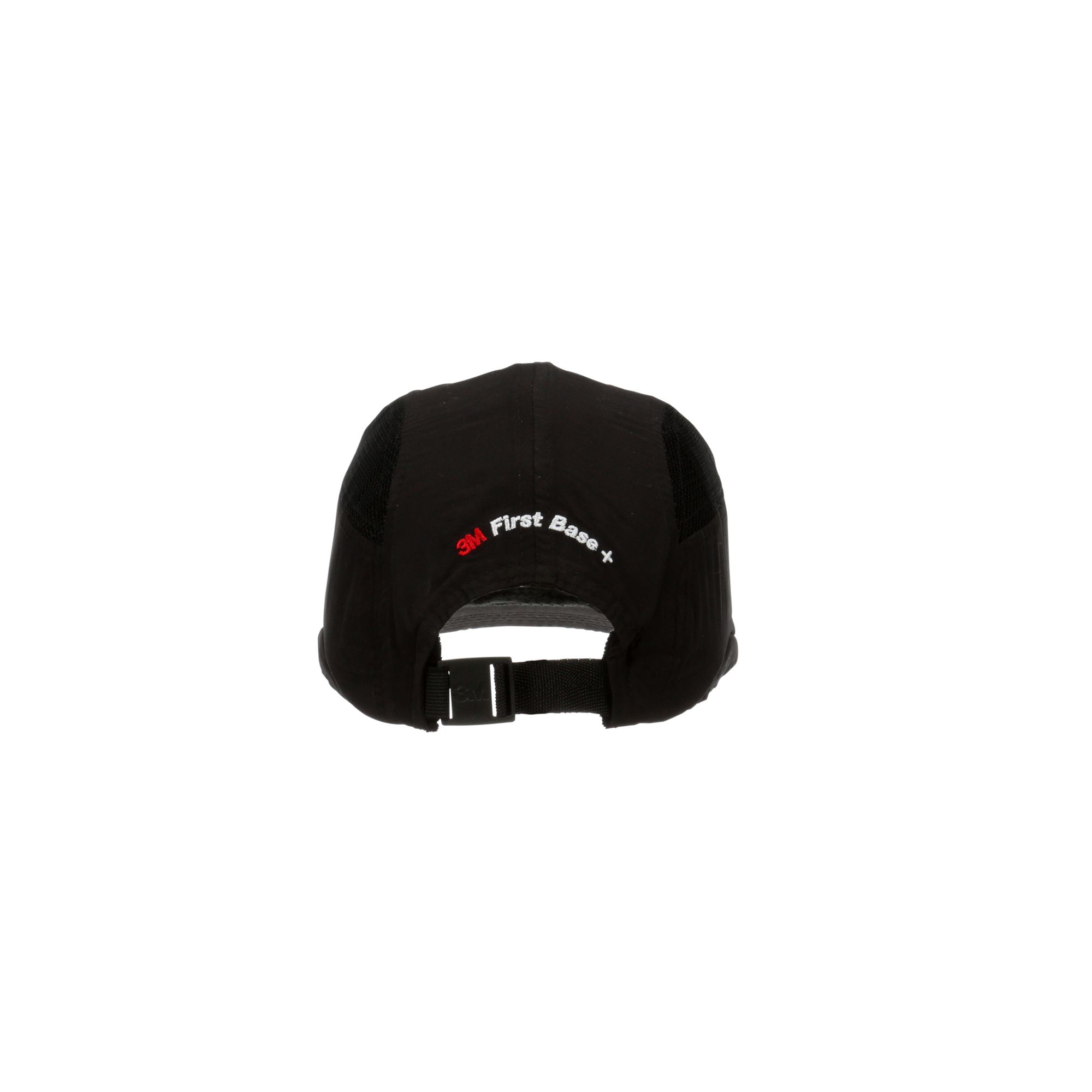 3M™ First Base™ + Gorra de protección 2014284, negro, con visera recortada, 55 mm