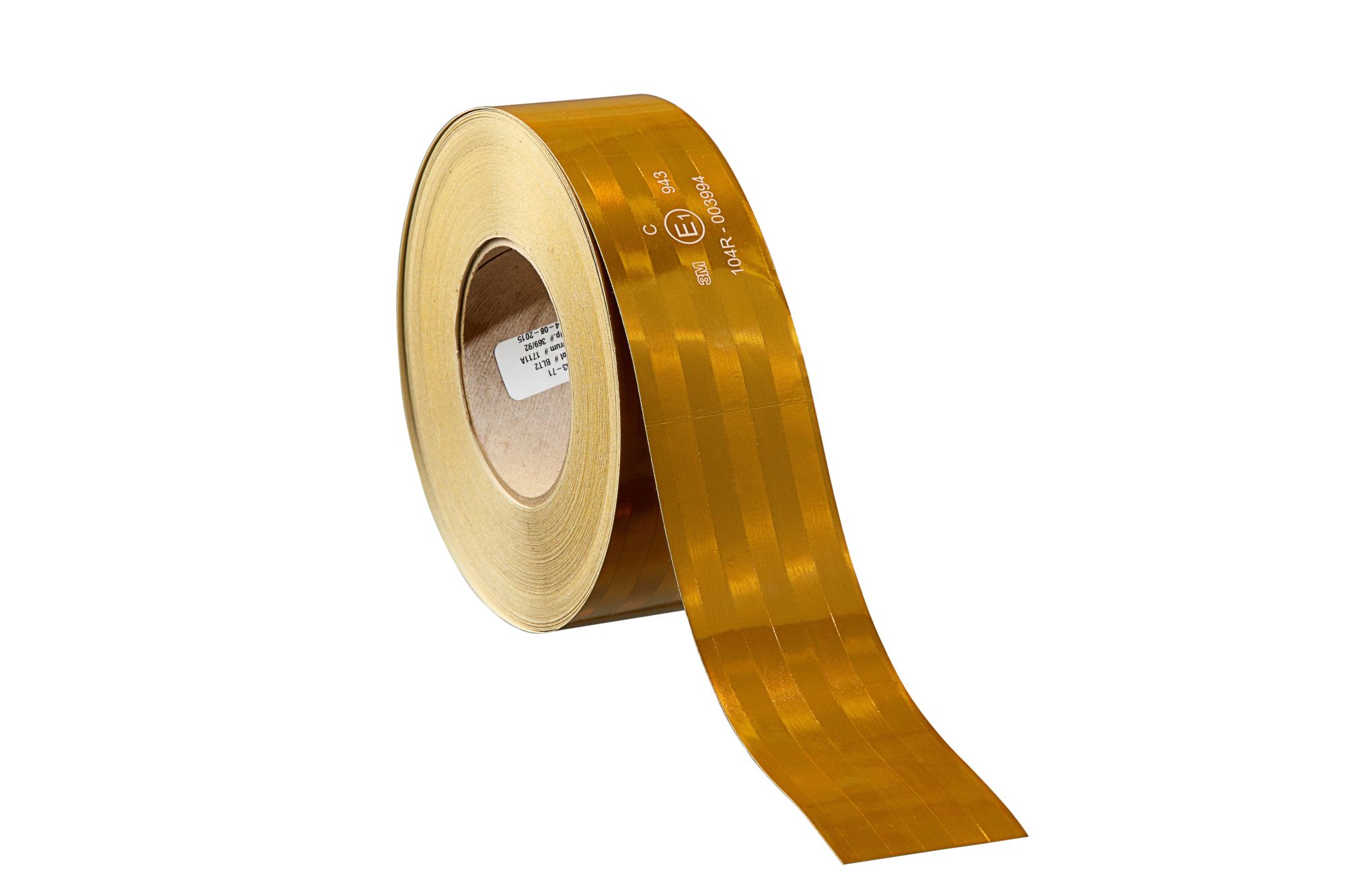 3M™ Lámina Retrorreflectante 943-72 marcado ECE104 Amarillo Rollo 51mmx50m