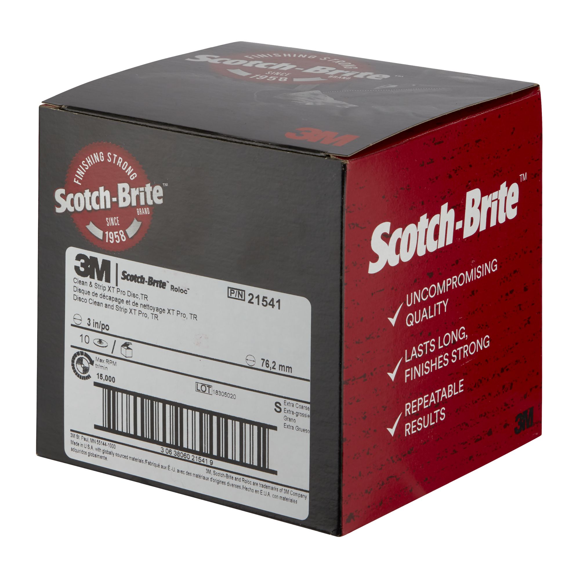 3M™ Scotch-Brite™ Roloc™ Clean and Strip XT Pro, Disco XO-DR, 76 mm, S XCRS