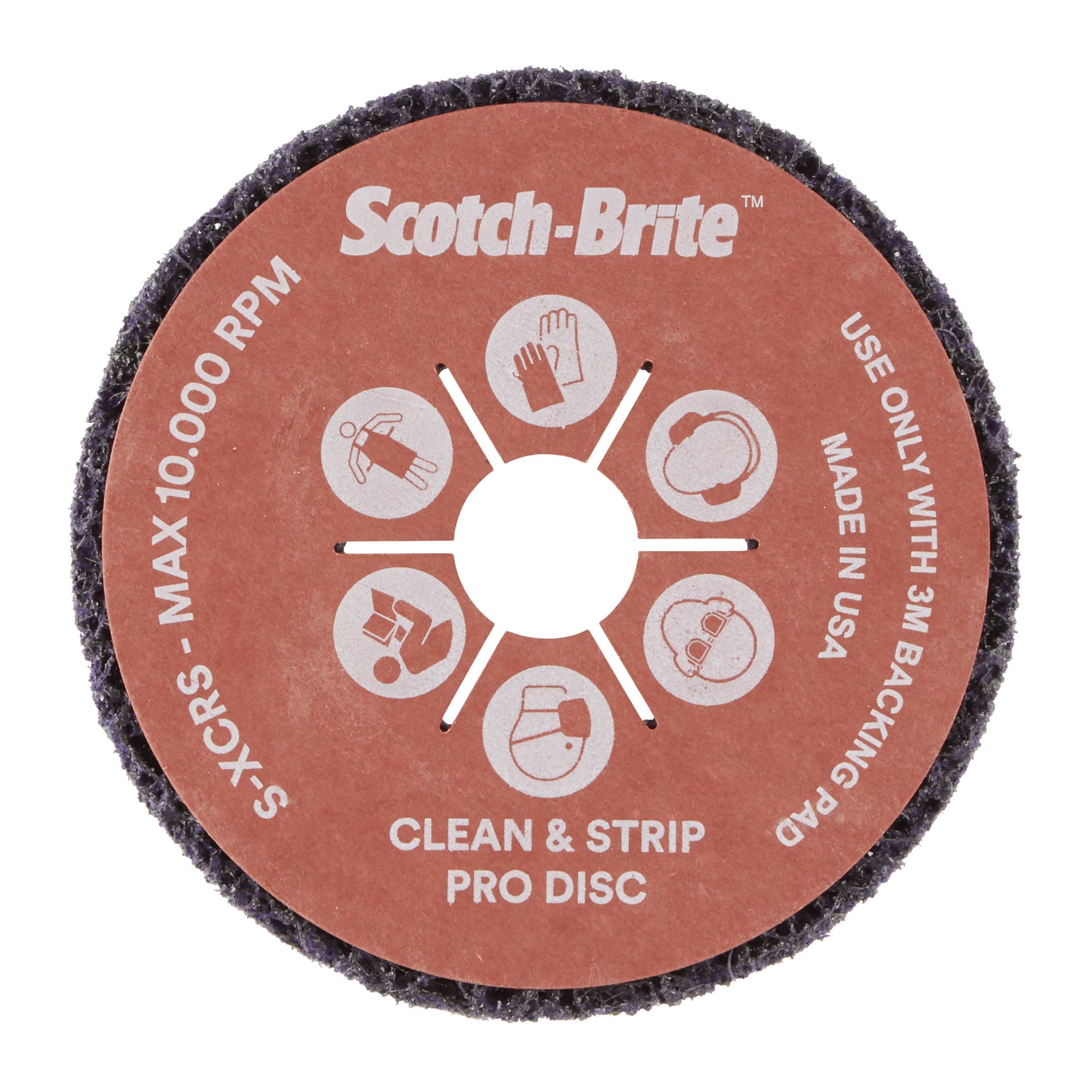 3M™ Scotch-Brite™ Clean and Strip XT Pro, Disco XO-DB, 115 mm x 22 mm, S XCRS