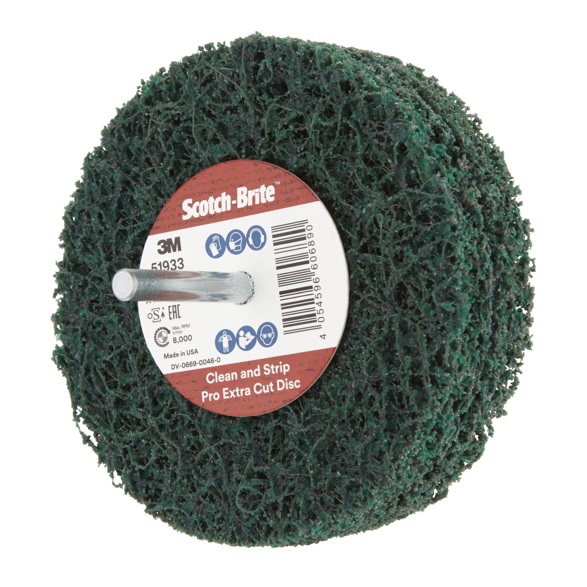 3M™ Scotch-Brite™ Clean and Strip XT Pro Extra Cut, Disco XB-ZS, 100 mm x 25 mm x 6 mm, A XCRS
