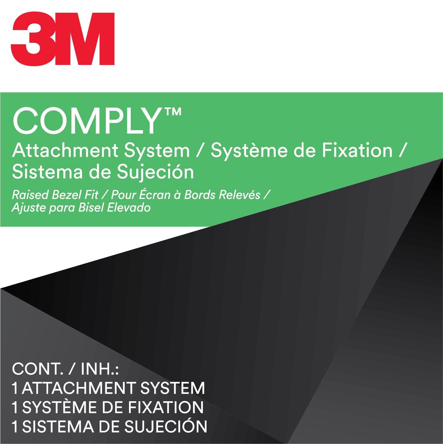 3M™ COMPLY™ Flip Attach para portátil con bisel, COMPLYBZ
