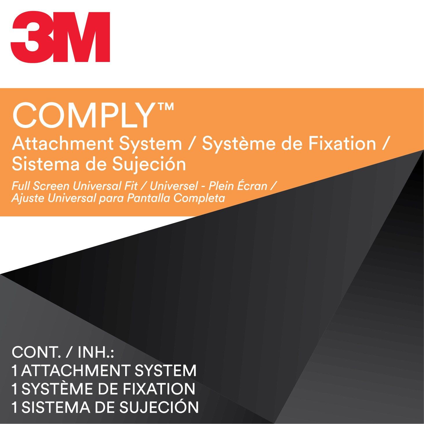 3M™ COMPLY™ Flip Attach para portátiles full screen, COMPLYFS
