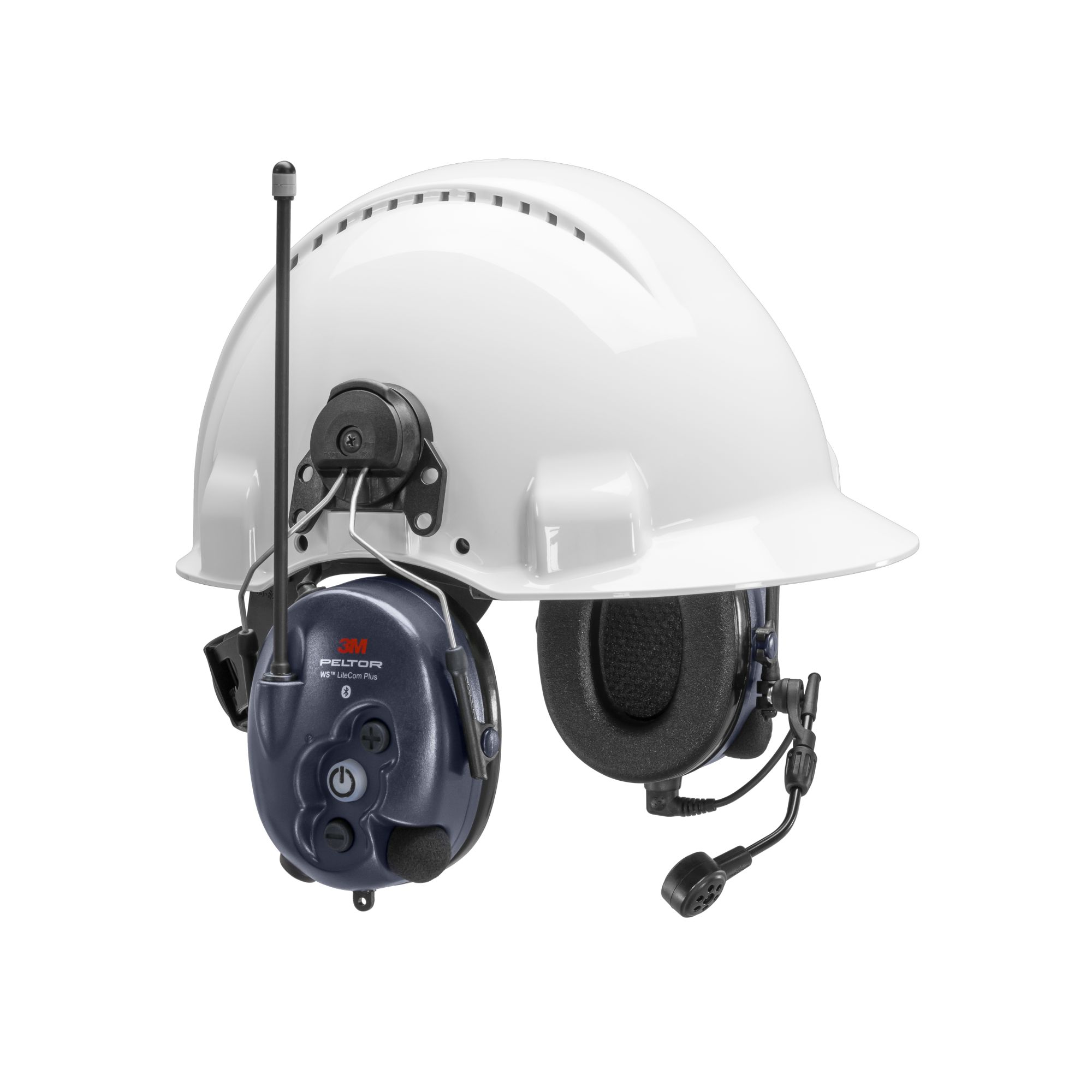3M™ PELTOR™ WS™ LiteCom Plus Orejeras PMR446 MHz, analógicas, acopladas al casco, MT73H7P3E4410WS6EU