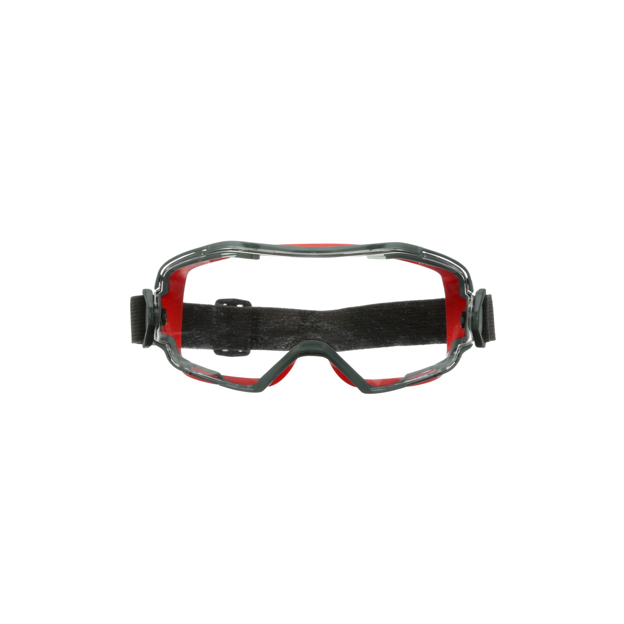 3M™ GoggleGear™ 6000 Gafas de seguridad, junta roja, recubrimiento antiempañante/antirrayaduras Scotchgard™ (K y N), lente incolora, GG6001SGAF-RED-EU, 10/caja