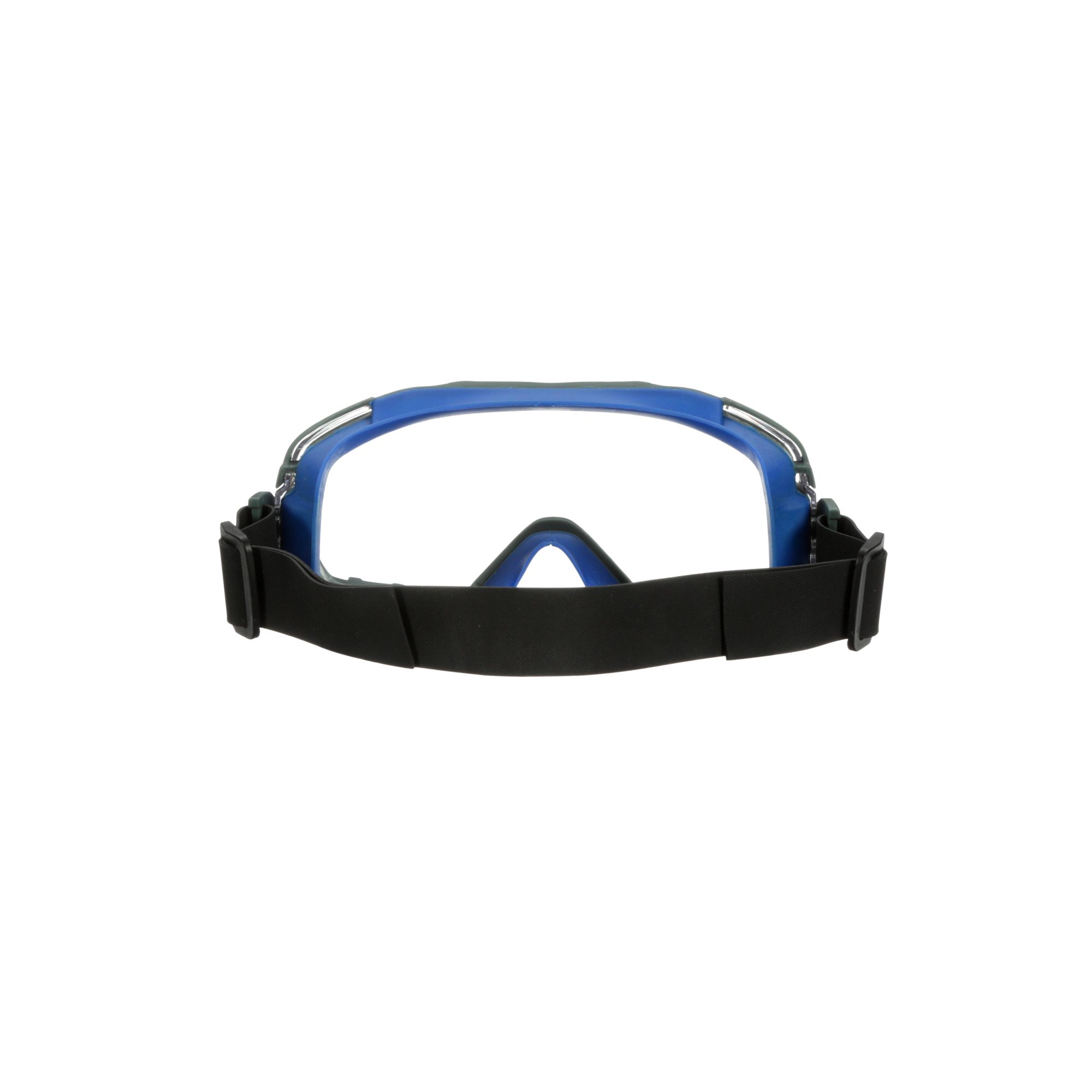 3M™ GoggleGear™ 6000 Gafas de seguridad, junta azul, cinta de neopreno, recubrimiento antiempañante/antirrayaduras Scotchgard™ (K y N), lente incolora, GG6001NSGAF-BLU-EU, 10/caja